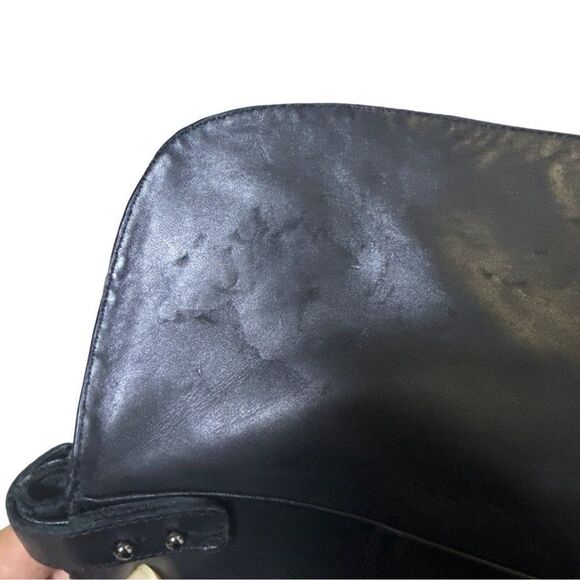 BCBG MAXAZRIA Black Leather Over the knee boots - Picture 10 of 16